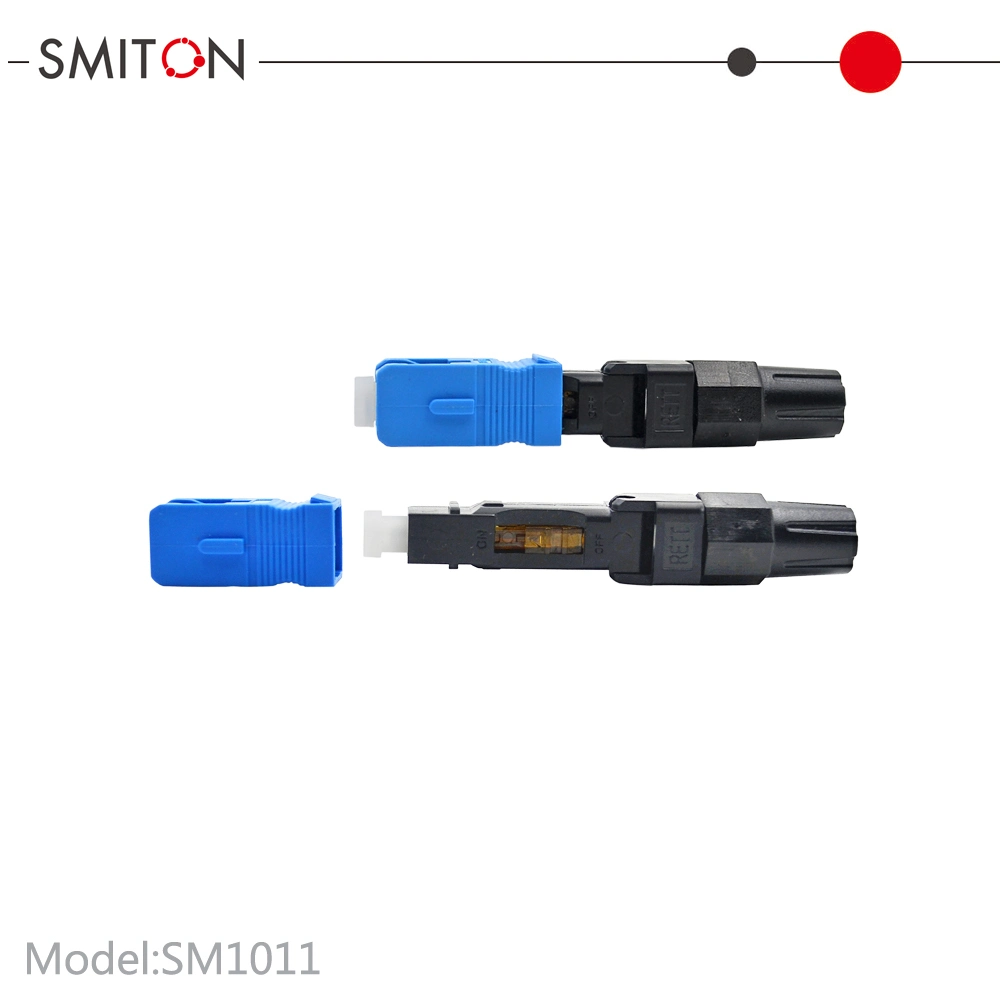 FTTH Sc Upc APC Fiber Optical Fast Quick Cable Connector