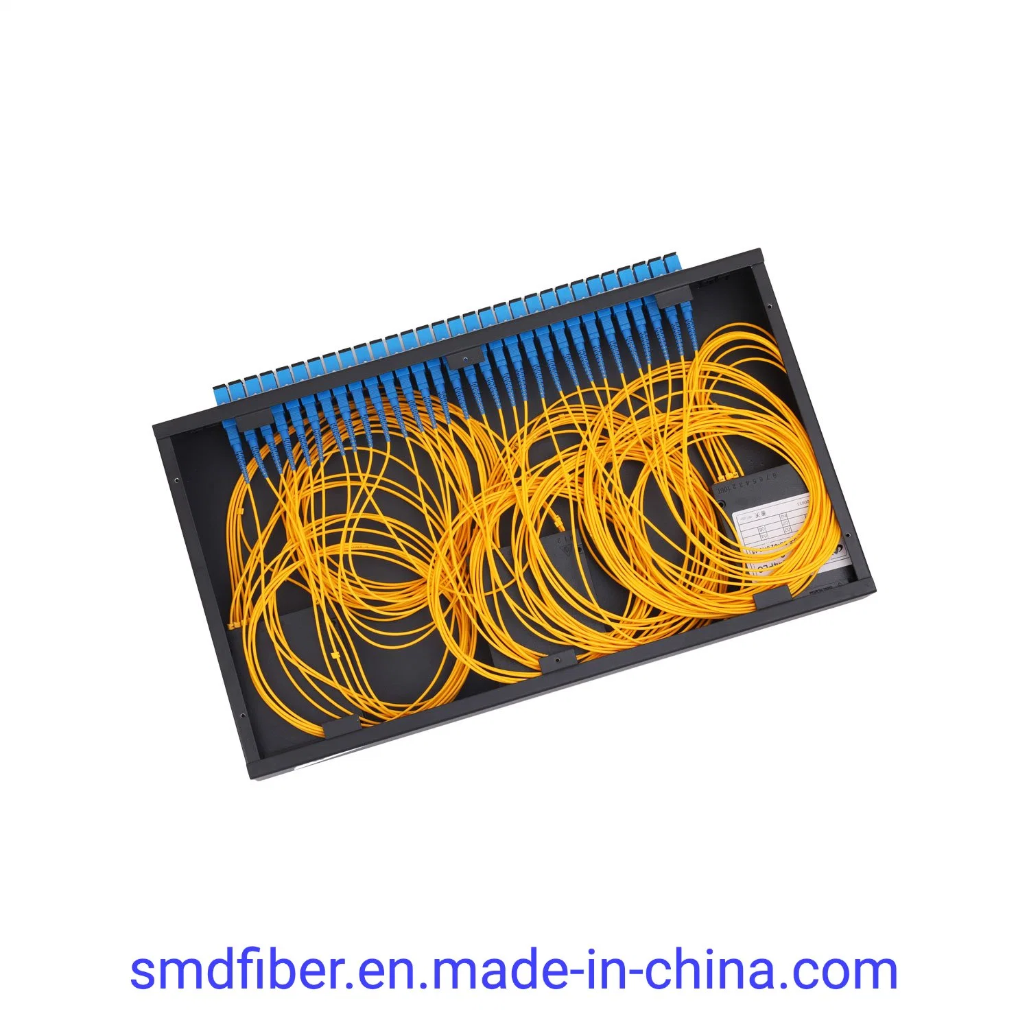 12 24 48 96 Core Optic Fiber ODF 144 Ports Sc LC FC St Rack Mount Splicing Fiber Optical Patch Panel