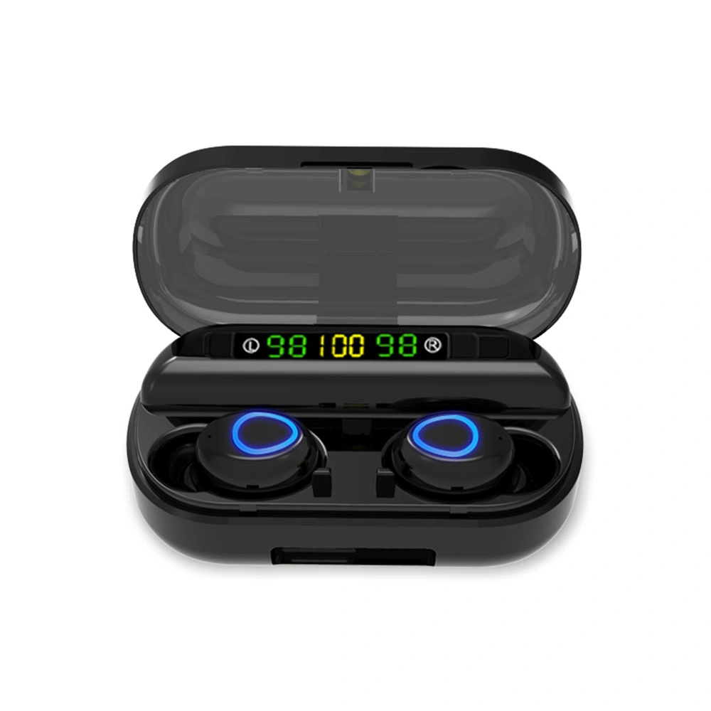 Auriculares inalámbricos F10 Mini Sport in-Ear con estéreo y caja de carga