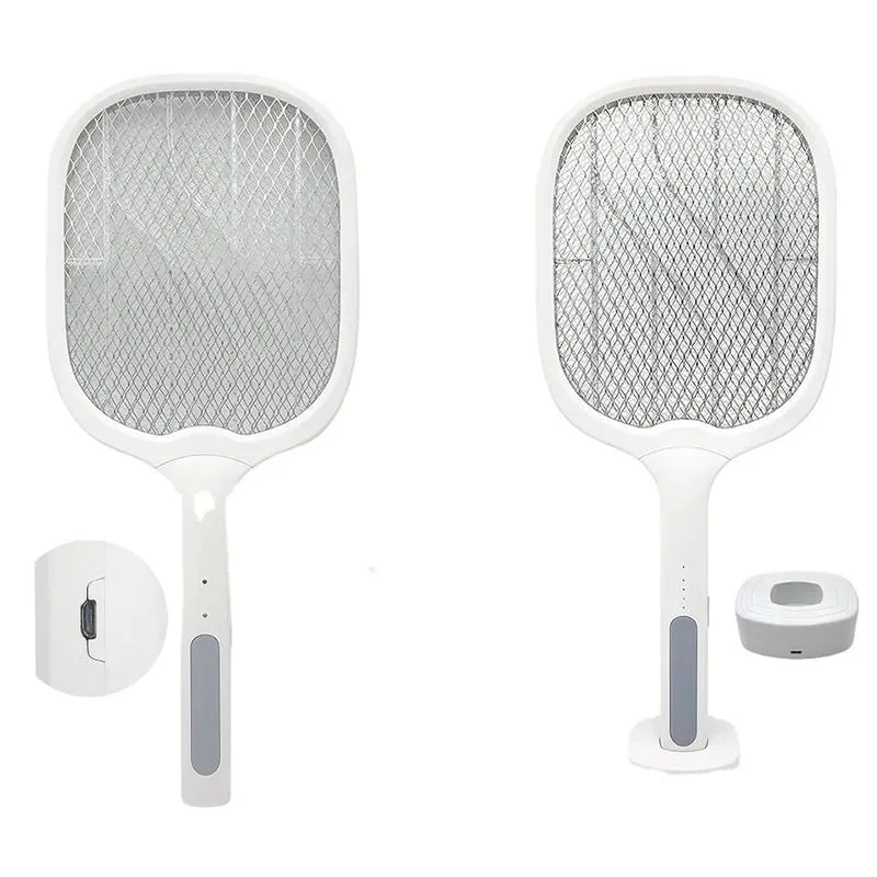 Zapper Bug Swatter Mosquito eléctrico Racket 4000 Volt cobrado por USB