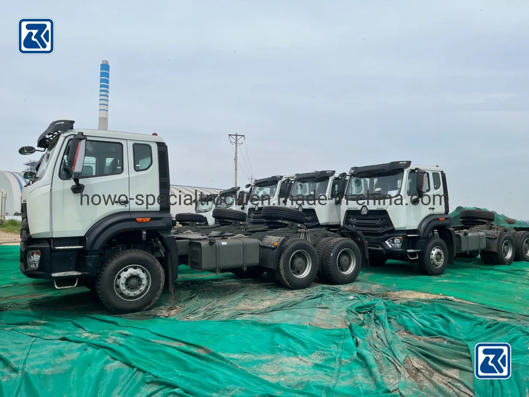 New HOWO N E7 Hohan Rhd LHD 4X2 6X4 371HP 420HP 10 Wheeler Semi Trailer Dump Caro Heavy Tractor Head Truck