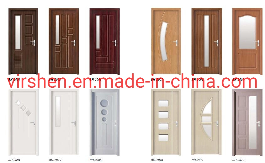 PVC HDF Waterproof Interior Door Cheap Goods From China B