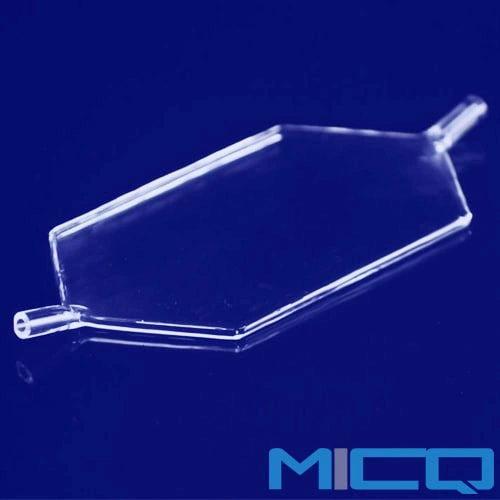 Laboratoire Personnaliser tube en quartz transparent verre de quartz