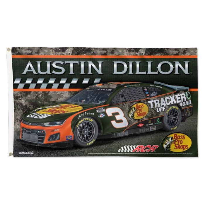 Austin Dillon Flag - Deluxe 3' X 5' Football Club Soccer Team Flag FC Indoor/Outdoor Banner Decoration Flags