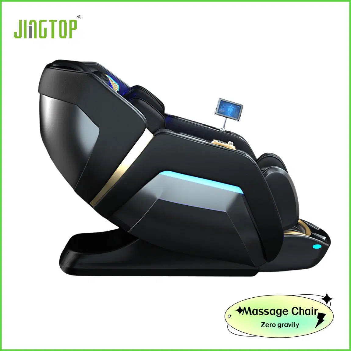 Jingtop Factory Price 3D 4D Top Selling Electric Heating Mode Recliner Massage Chair