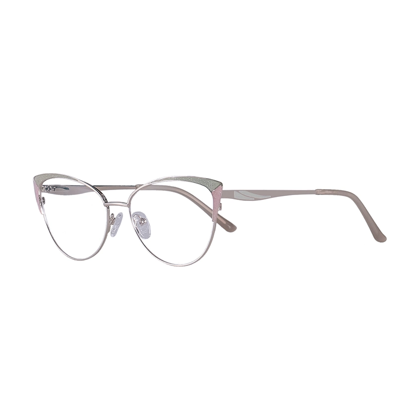 Fashion High quality/High cost performance  Cat-Eyed Metal Optical Frame with 5 Colors