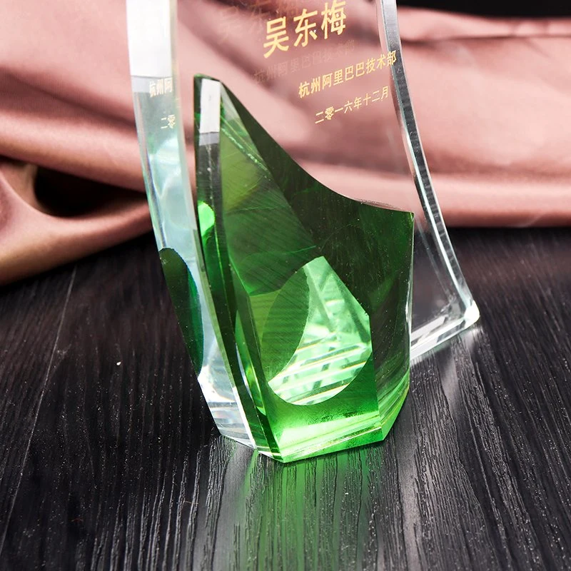 Distinctive Golf Crystal Glass Trophy for Business Gift (KS04065)