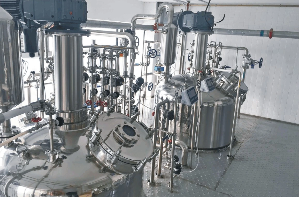 Brewing Equipment Bacteria Fermenter Denitrifying Vaccine Bioreactors for Treatment of Tile Drainage Stirred Tank Reactor Mixing Tanks with Agitator Automatic.