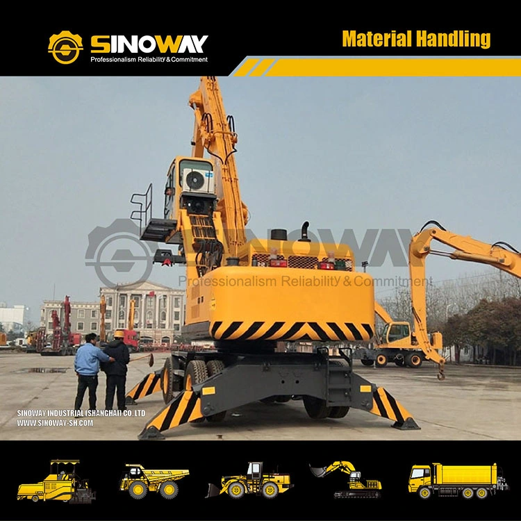 Tyre Type Mobile Material Handling Machines for Scrap Steel Metal