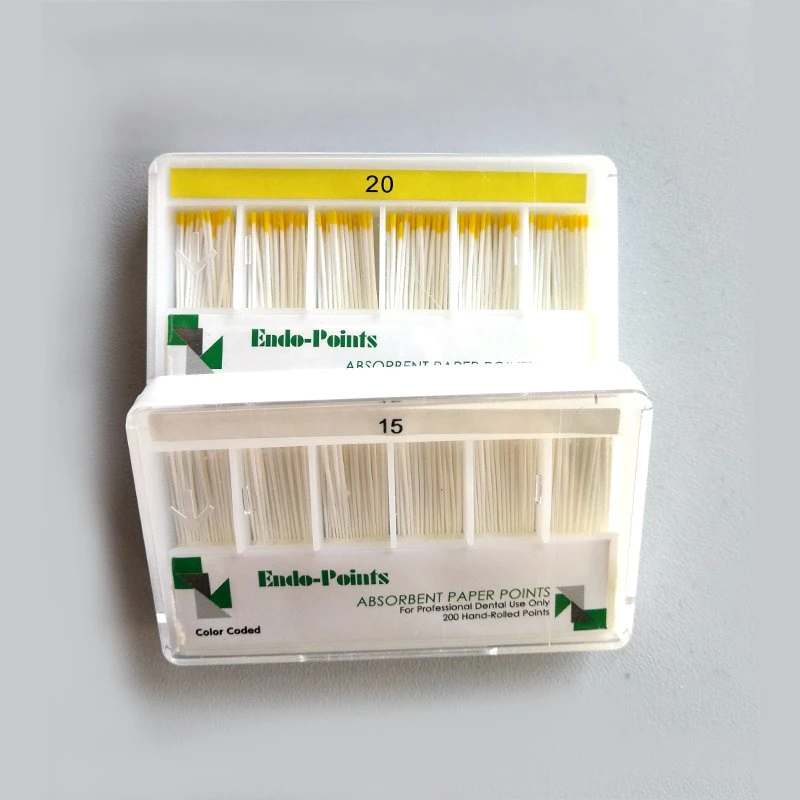 LK-R21 CE Dental Absorbent Paper Points Gapadent PP 04 06 02 Taper