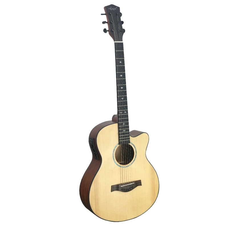 40 pulgadas Solid Spruce Top Band's list Solid Spruce Top Electric Folk Guitars Guitarra acústica en venta