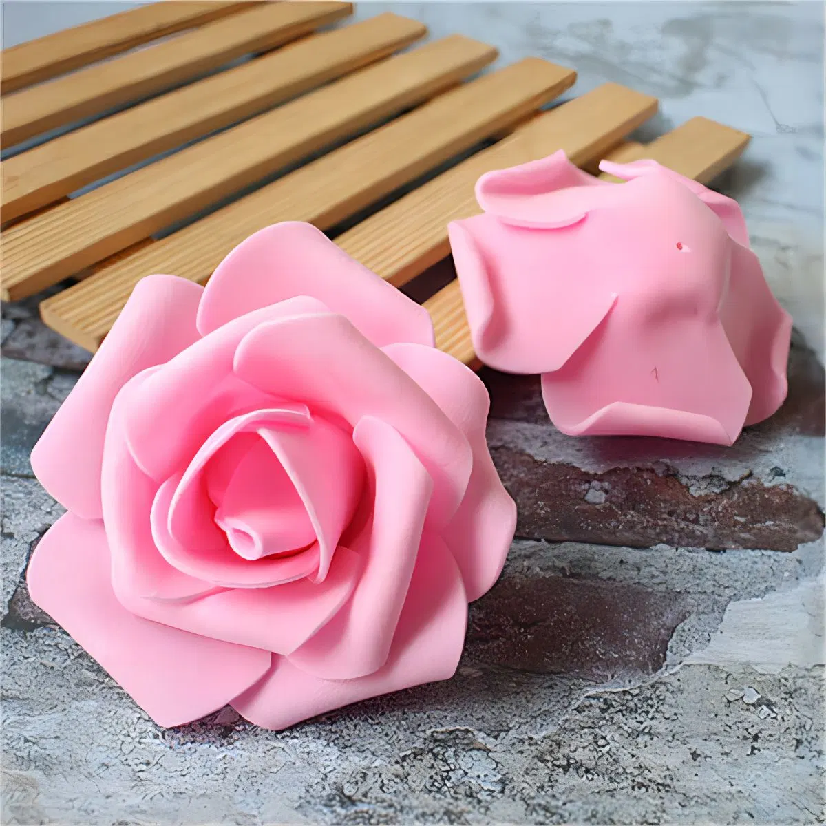 OEM Factory Customized Artificial Flower Foam Roses Wedding Bouquets Foam Small Flowers EVA Foam Flowers Wedding Decoration Foam Flowers Manufacturer in China