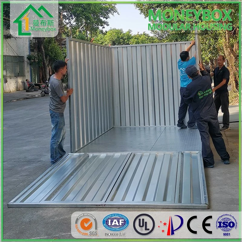 Waterproof Modular Outdoor Prefab Metal Folding Garden Store