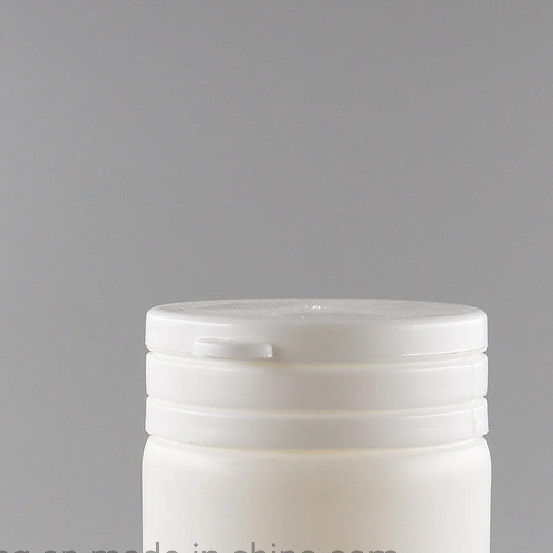 50ml HDPE Cylinder Plastic Candy Vitamin Bottle with Tearing Cap