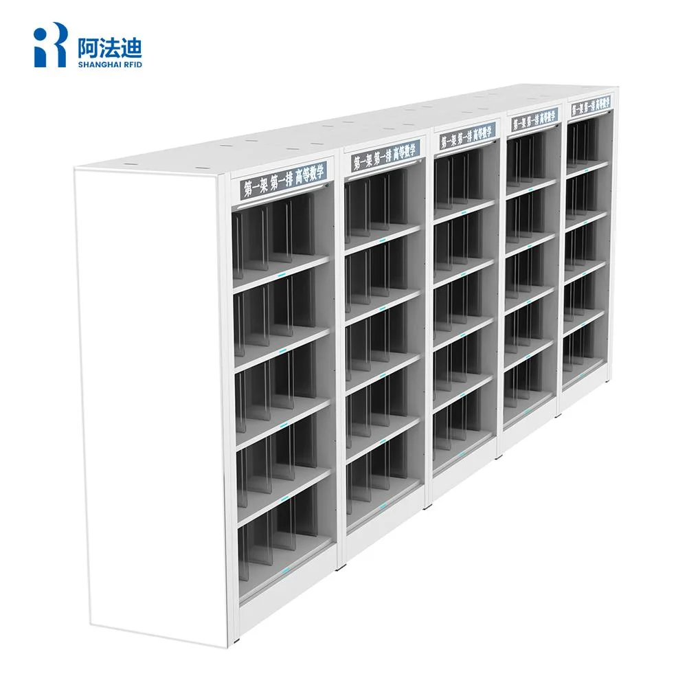 UHF RFID Metal Modern Intelligent Library Book Shelving