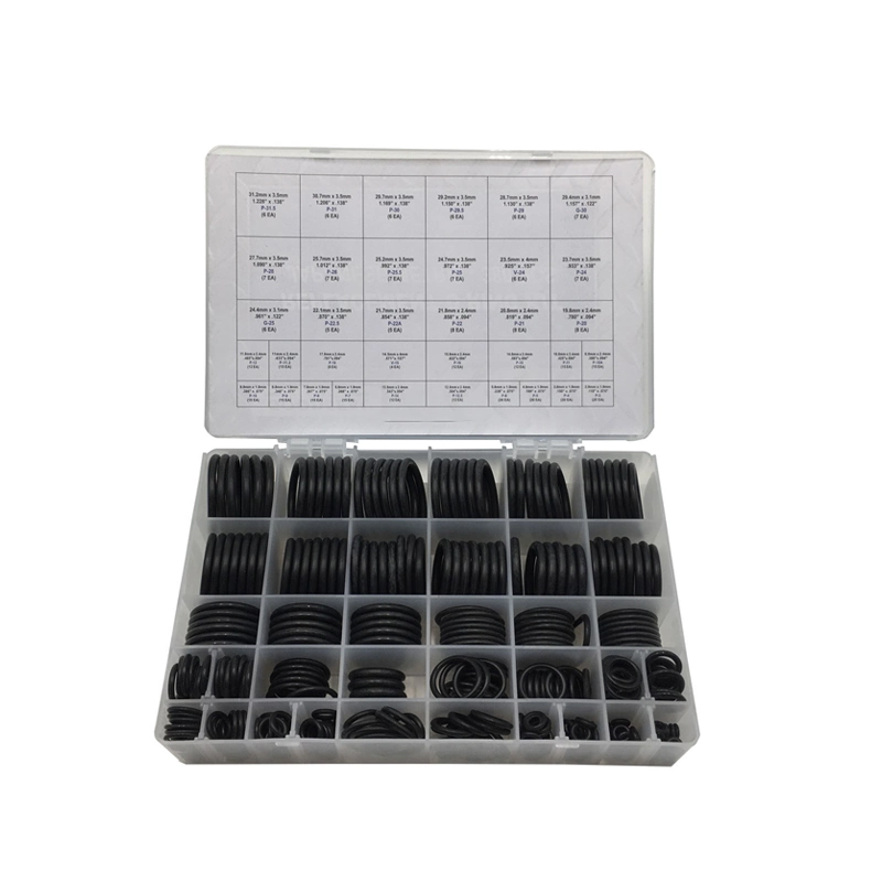 Rubber O-Ring Kit 30 Sizes 386 PCS 5c Oring Box Standard Industrial Ring Assortment