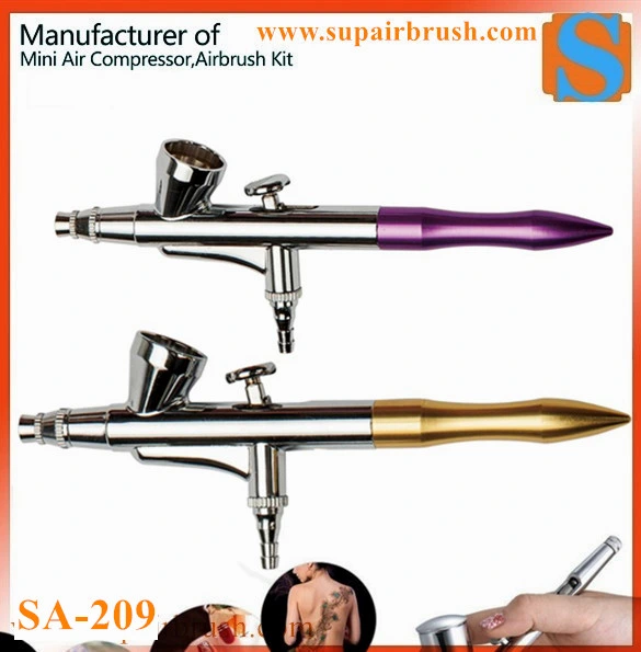 Single-Action Airbrush 209 for Makeup Airbrush Spray Gun Face Body Painting Ttattoo