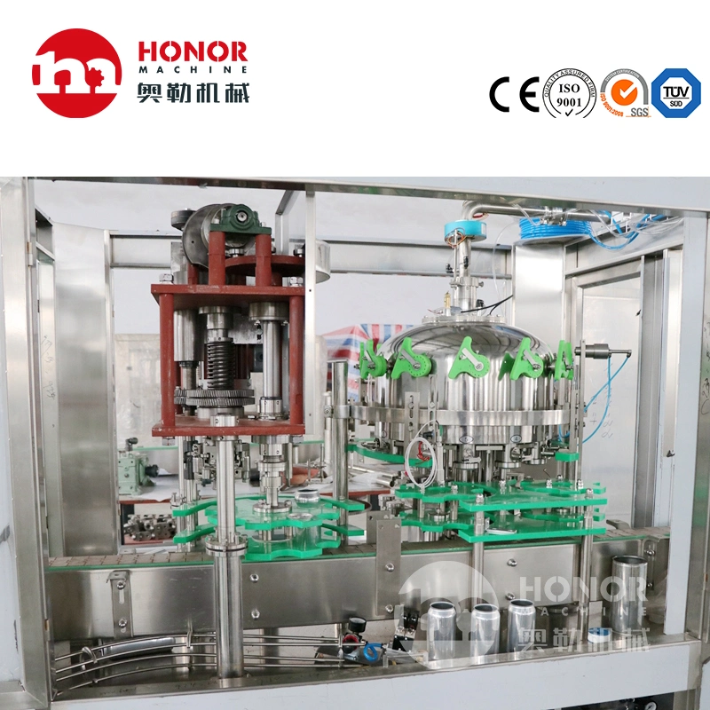 High quality/High cost performance , High Efficiency, High Output, Automatic Beverage Can Aluminum Bottle Sealing Filling Machine