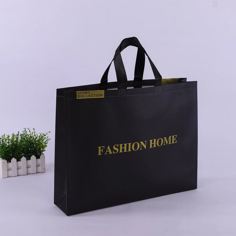 Fashion Fine Brown PP Non Woven Fabric Tote Shopping Packaging Bag