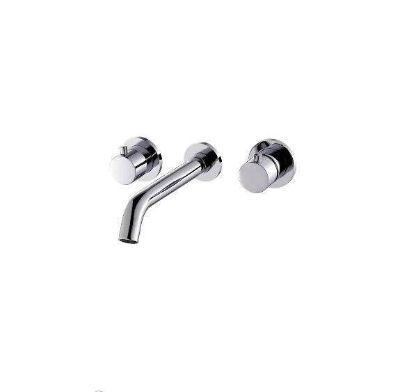 Wall Mounted Concealed Brass Mixer Waterfall Bathtub Faucets
