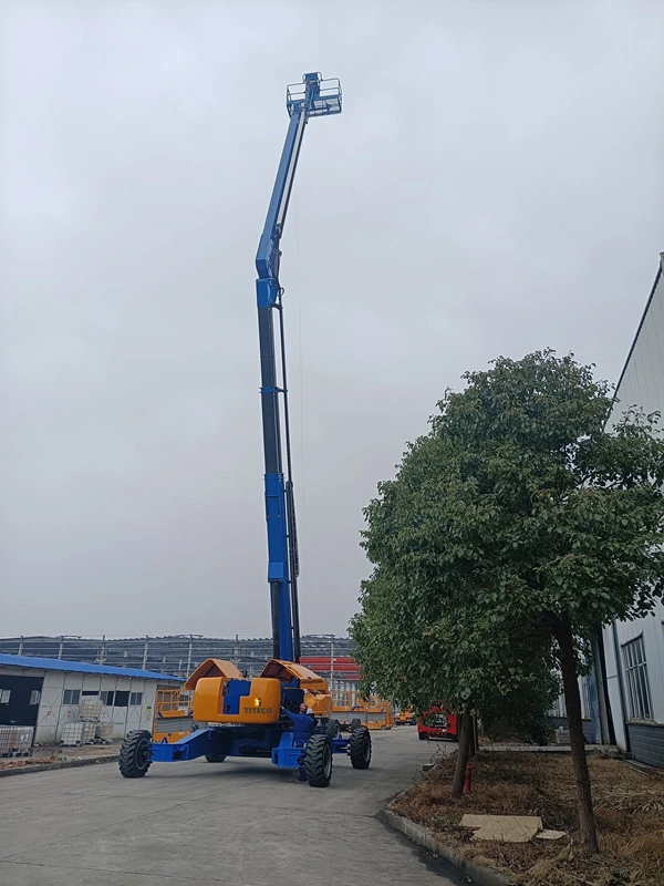 Straight Boom Lift Telescopic Lifter Man Lift Articulated Cherry Picker Tracked Boom Lift Aerial Jib Mrt Rotary Telescopic Handlers Telescopic Boom Lift