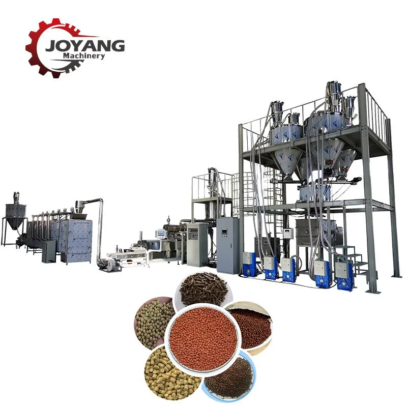 Floating Type Fish Feed Extruder Processing Line Shrimp Feed Machine