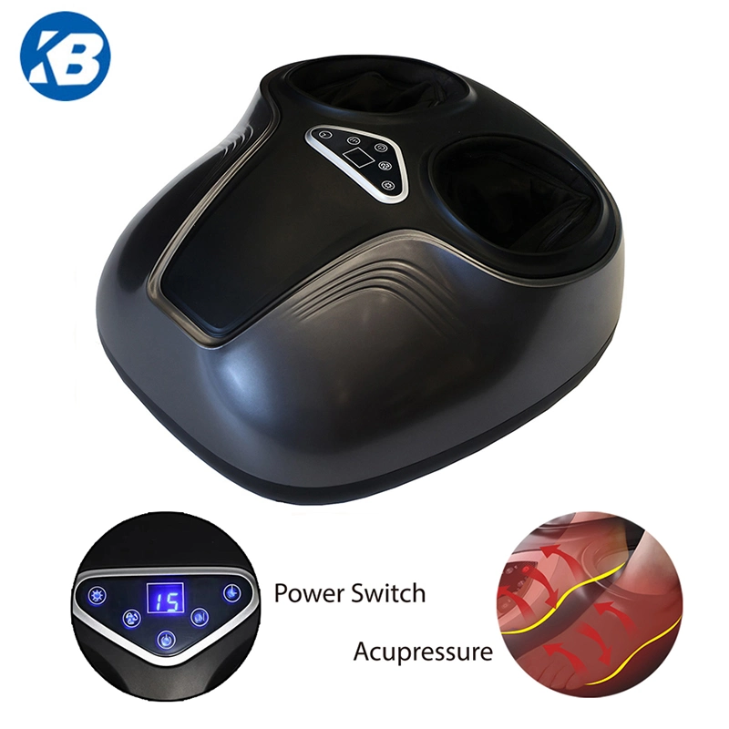 2022 EMS Heat Roller Air Pressure Pressotherapie Shiatsu Kneading Automatic Heating Foot Massager Machine