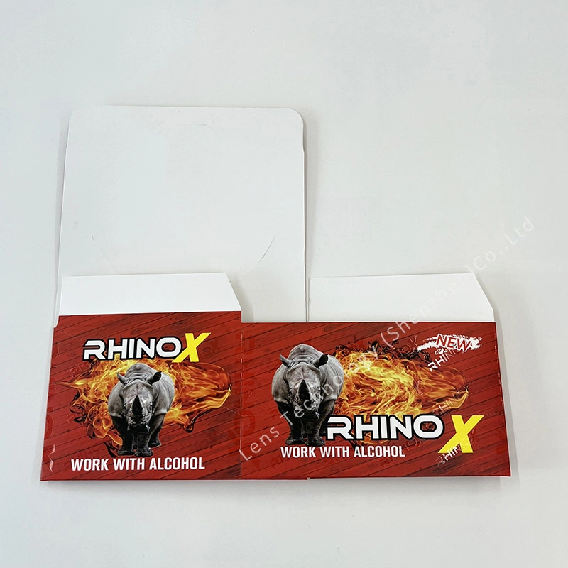 Hot Selling Liquid Shot Paper Display Box with Label Sticker