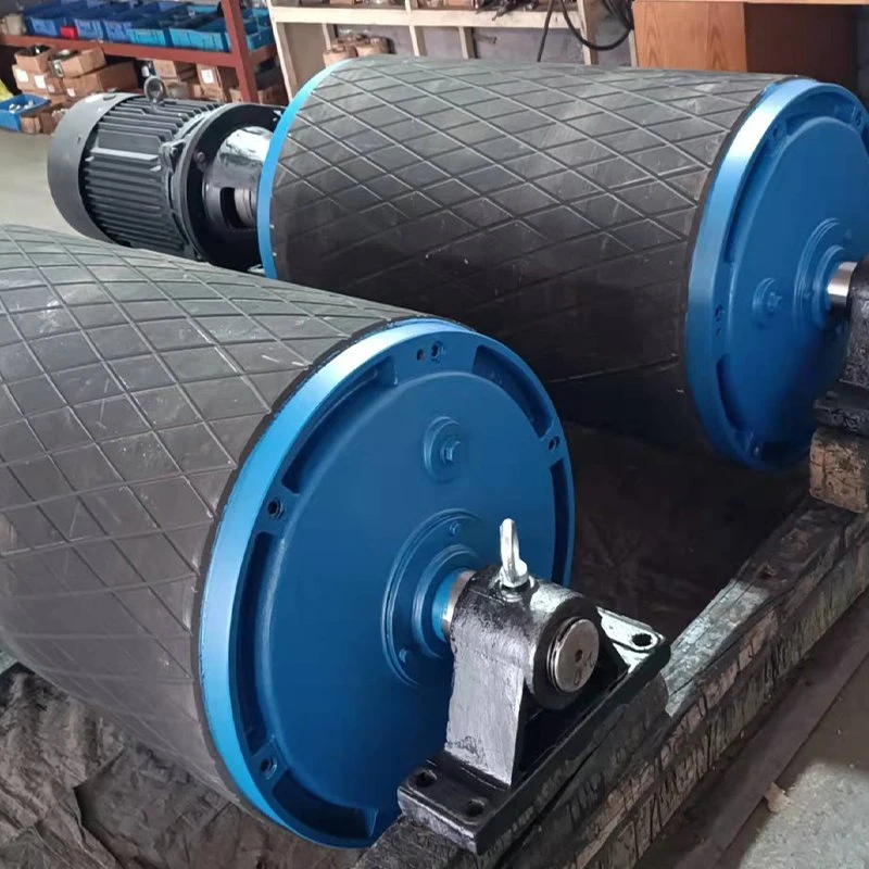 Conveyor Roller Suppliers Heavy Duty Roller Conveyor Rubber Drum Motor for Belt