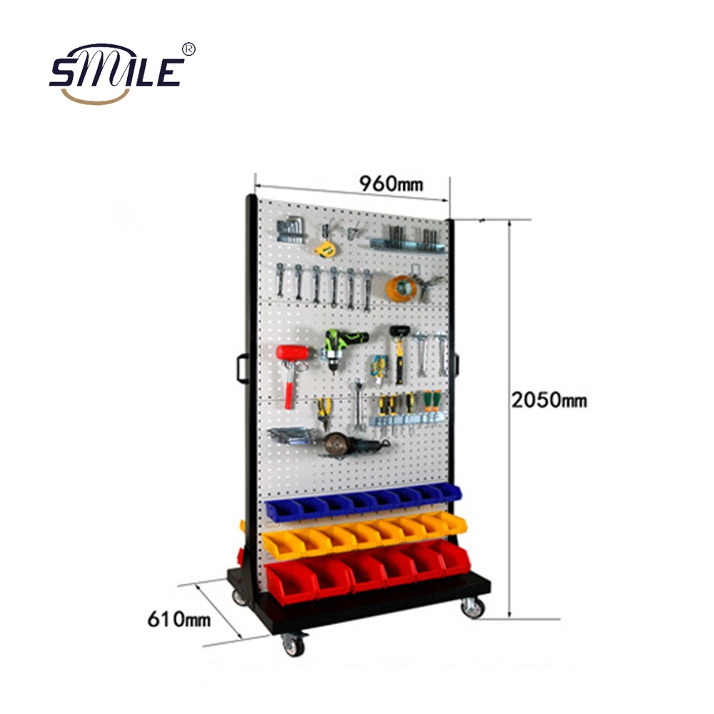 Ferramenta de hardware de oficina do organizador de apresentação de parede do quadro de fixação Display plástico de parede Placa de fixação metálica