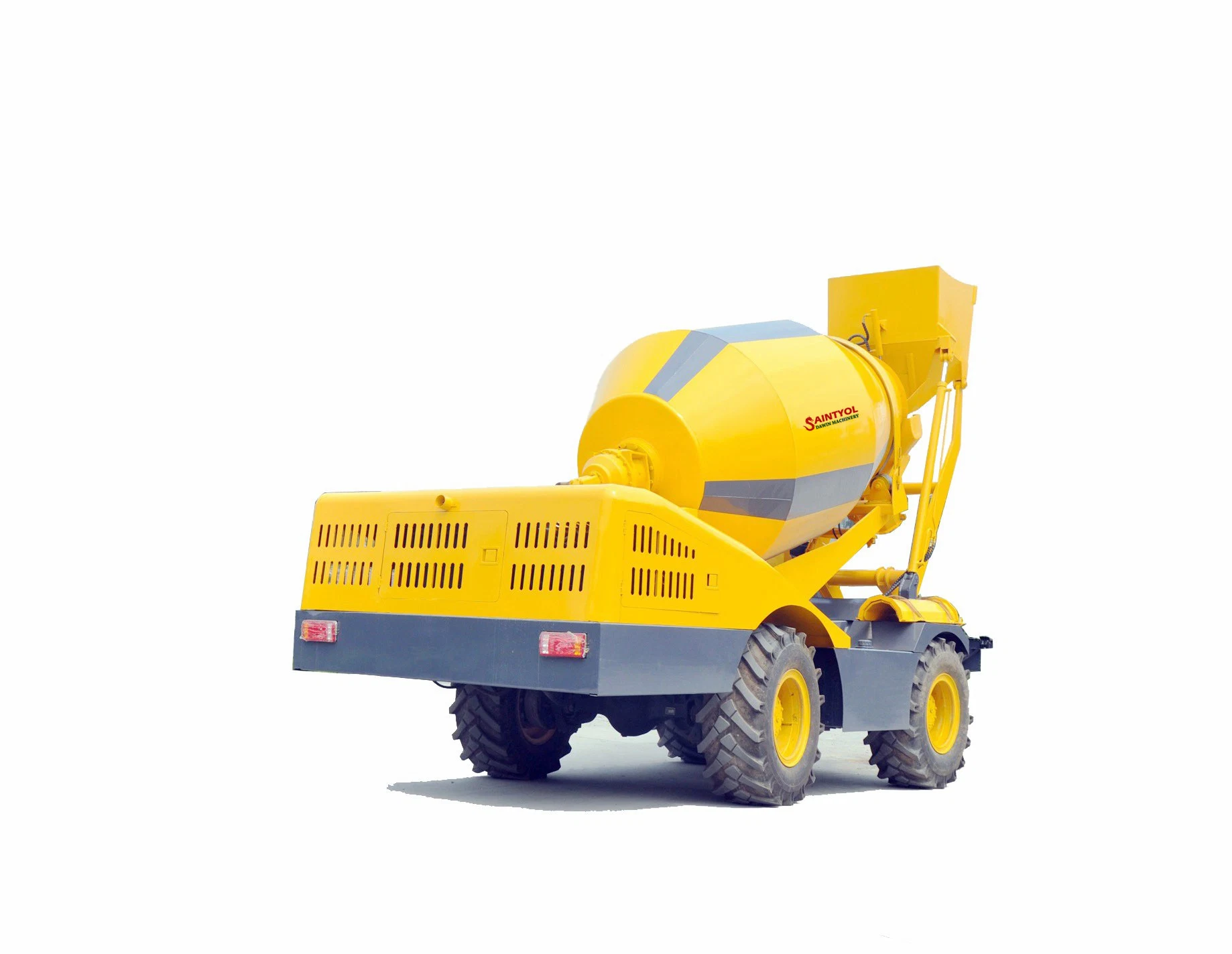 Mobile Concrete Mixng Machine with Self-Loading Shovel Self Loading Concrete Feeding Mixer