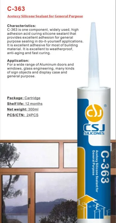 Easy to Use RTV Silicone Sealant for Sealing Window