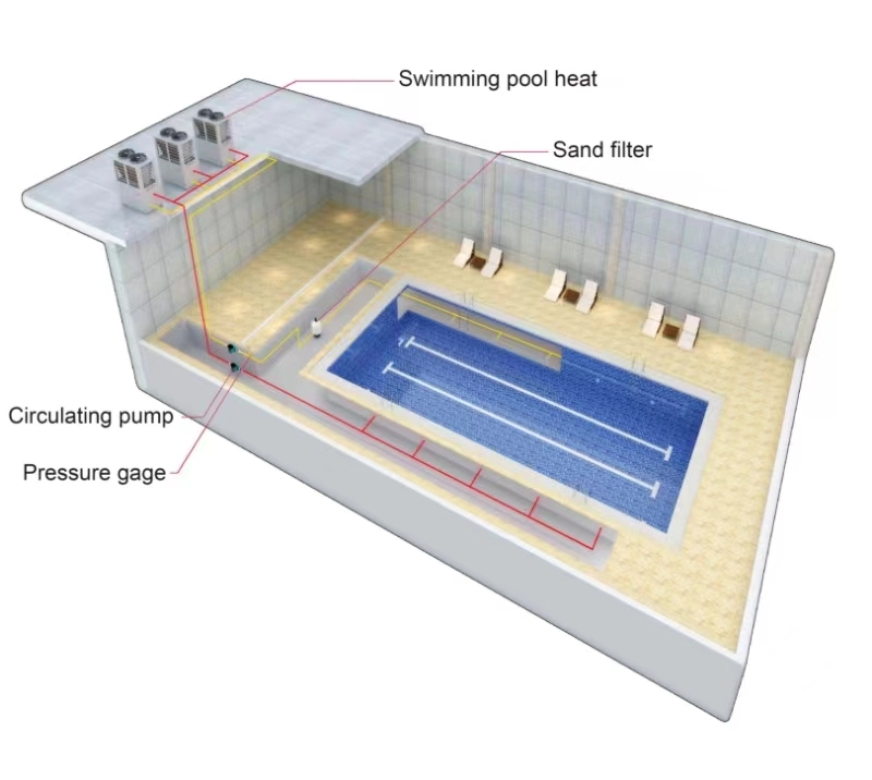 380V/3ph/50Hz Stromversorgung Warmwasserbereiter Energiespar-Wasserkocher Heizelement Preis Home Warmwasser Fancoil Luftquelle Wärmepumpe Elektrisch Heizung