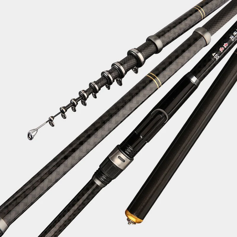 3.6m 3.9m 4.2m 4.5m 5.4m Sea Bass Rod Beach Poles High Carbon Fiber Lure Surf Casting Telescopic Fishing Rod