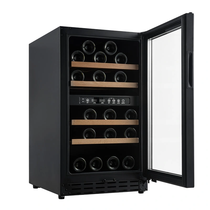 Nuevo listado 32-Enfriador de vino botella de vino de la puerta de cristal enfriadora NEVERA REFRIGERADOR