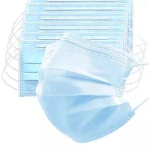 Protective 3ply Nonwoven Disposable Face Mask Earloop for Civil Daily Use