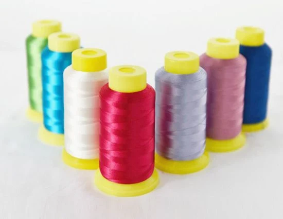 120d/2 800 Color High quality/High cost performance  Semi Dull Polyester Embroidery Thread Yarn