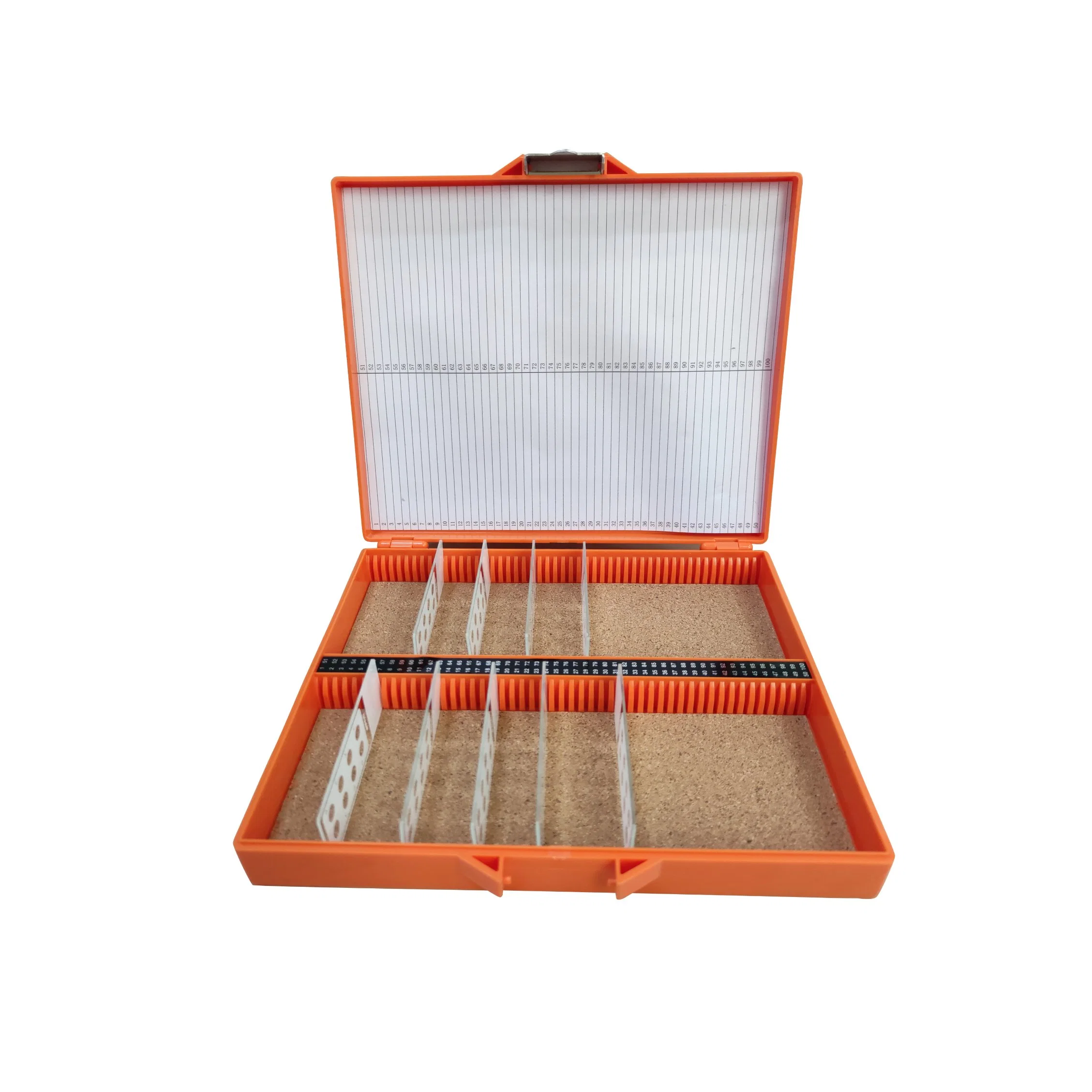 Factory Good Quality Plastic Slide Storage Box, with Metal Buckle