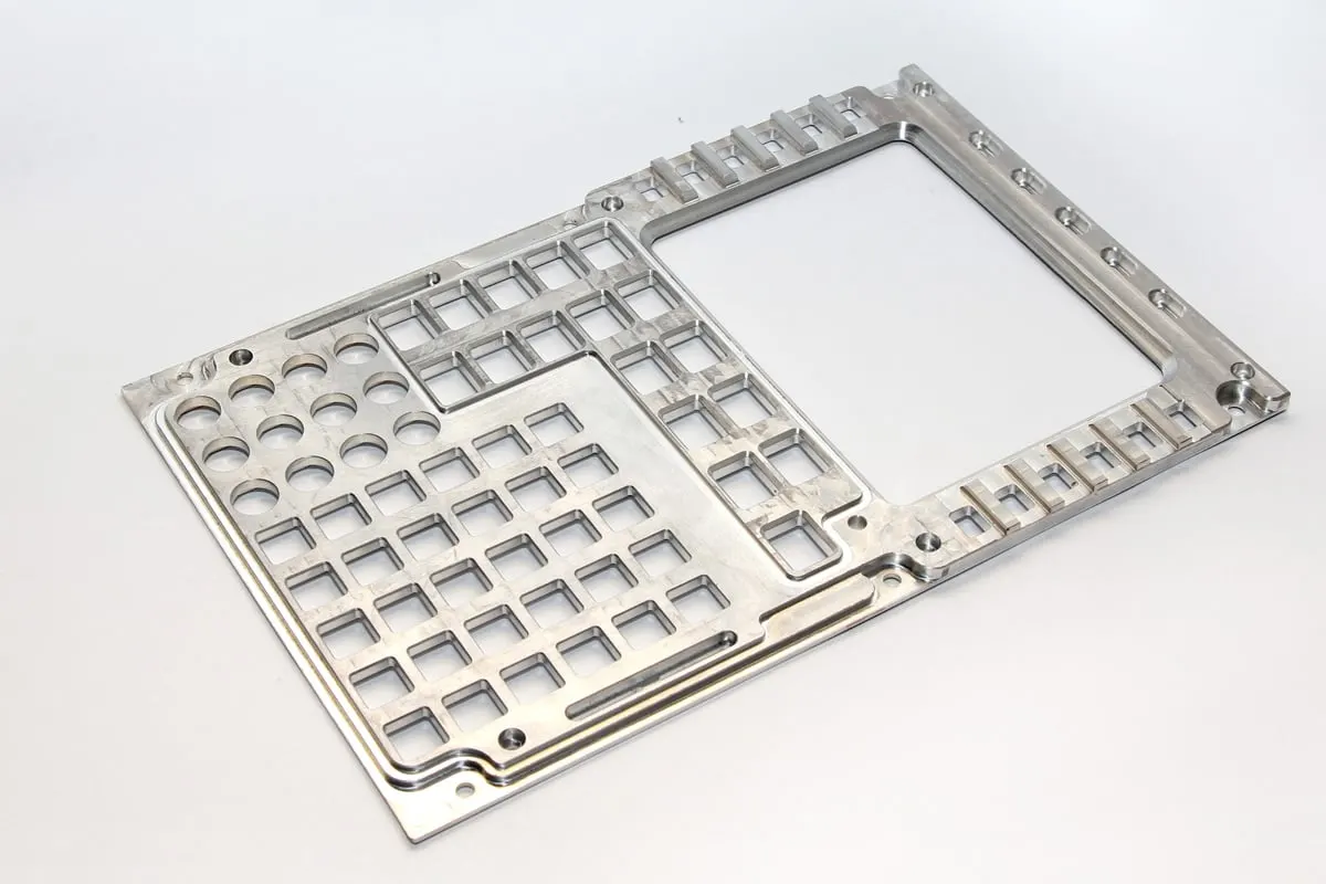 Customized CNC Machining Billet Aluminum Electrical Control Plate Cover Face Plate Front Cover Panel