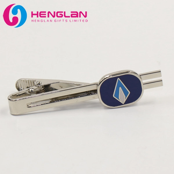 High Quality Metal Alloy Tie Bar with Enameled Badge Logo for Organization&prime; S Tiepin