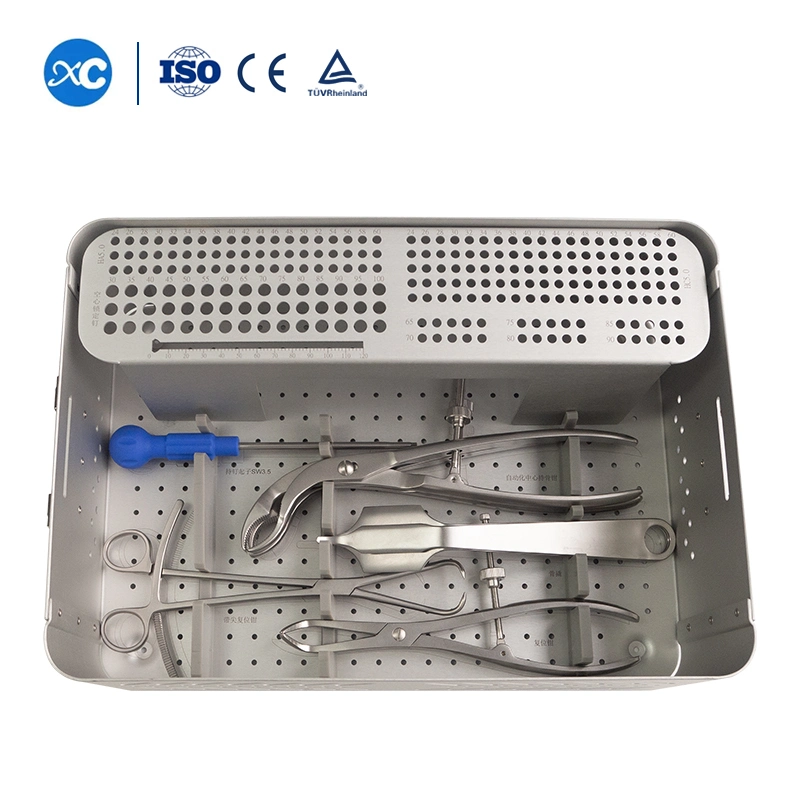 Ортопедическая хирургическая косточка с фиксацией крупного и малого фрагмента Набор инструментов для планшета