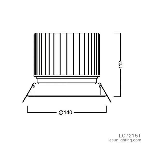 RoHS Standard 360 Degree Rotatable Recessed LED Down Light