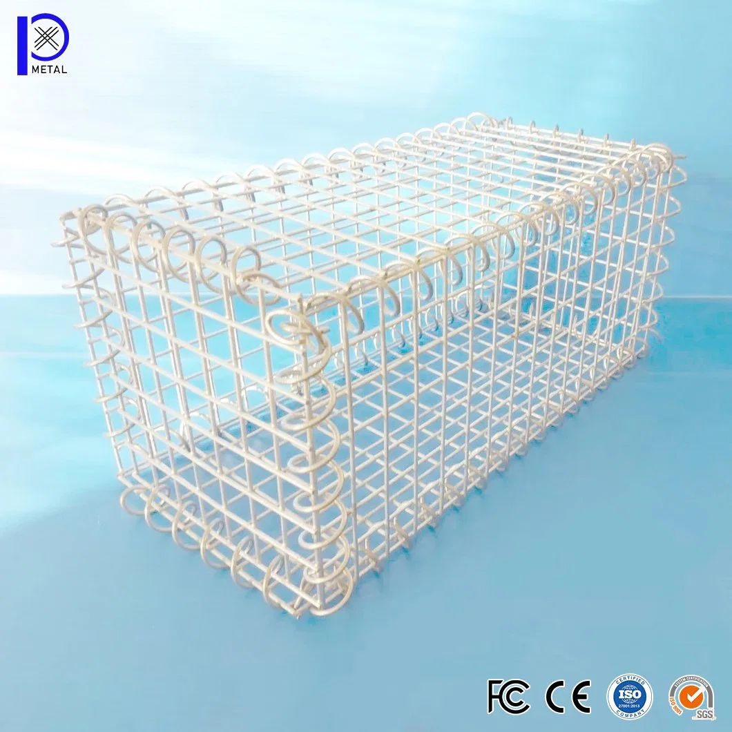 Pengxian 4X2 Galvanized Welded Wire Mesh Panel China Manufacturers 2X1X1 M Gabion Box Retaining Wall Used for Concrete Gabions Retaining Wall System