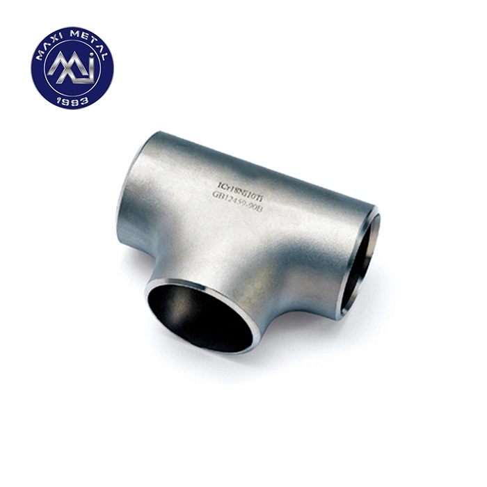 ISO 9001 Stainless Steel 301 303 304 314L 316 316L Pipe Tee and Pipe Fittings Industrial Fittings 3 Way Welding Equal Tee Price