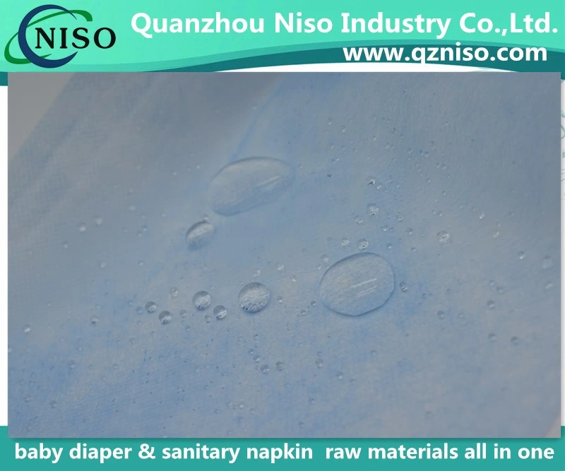 Excellent Water Repellency Hydrophobic Non Woven Fabric for Diaper/Sanitary Napkin (LSJS8899)