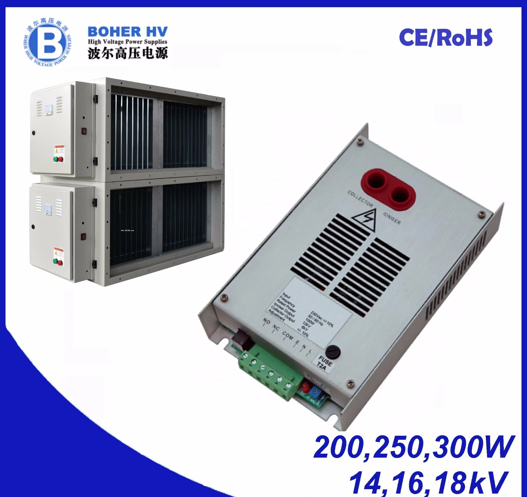 Bespoke High Voltage Air Purification 200W Power Supply CF04B