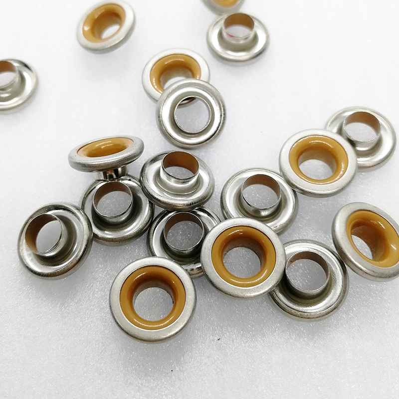 Mixed Colors Spray Oil Eyelet Metal Grommet for Bag Accessories