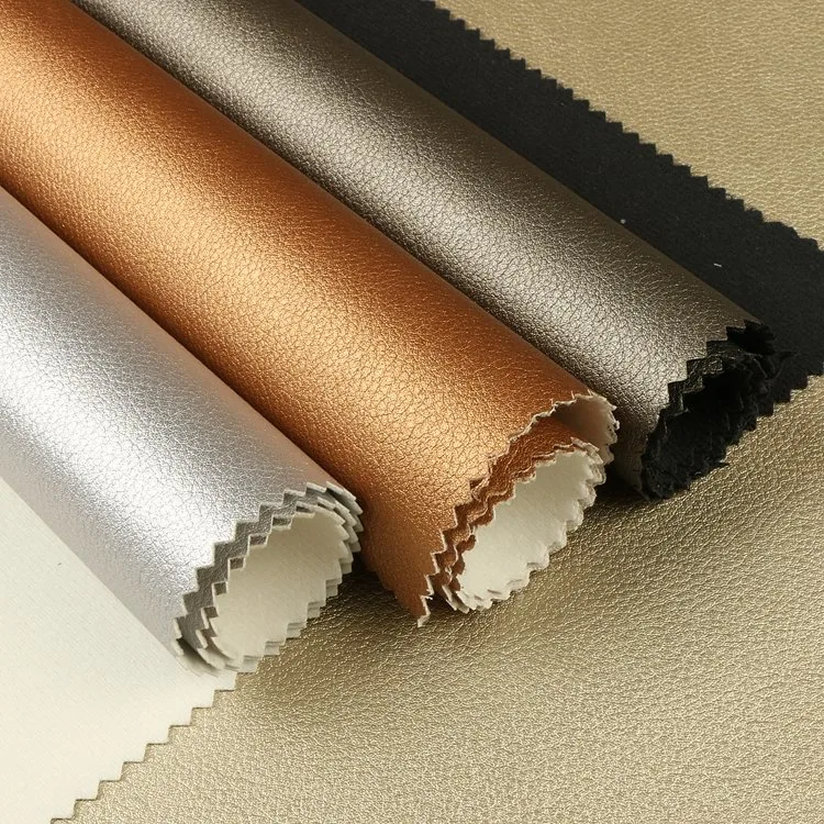 Imitation Cotton Backing Synthetic PU Leather for Bag