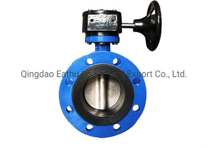 Ductile Iron Cast-Iron Stainless-Steel Seat Wafer Lug Type Double Flange Wafer Lug Butterfly Valve