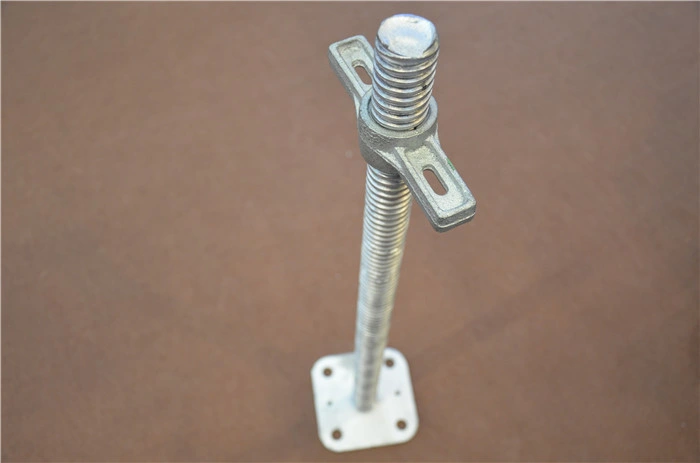 High Quality Scaffolding Adjustable Solid Screw Jack Base